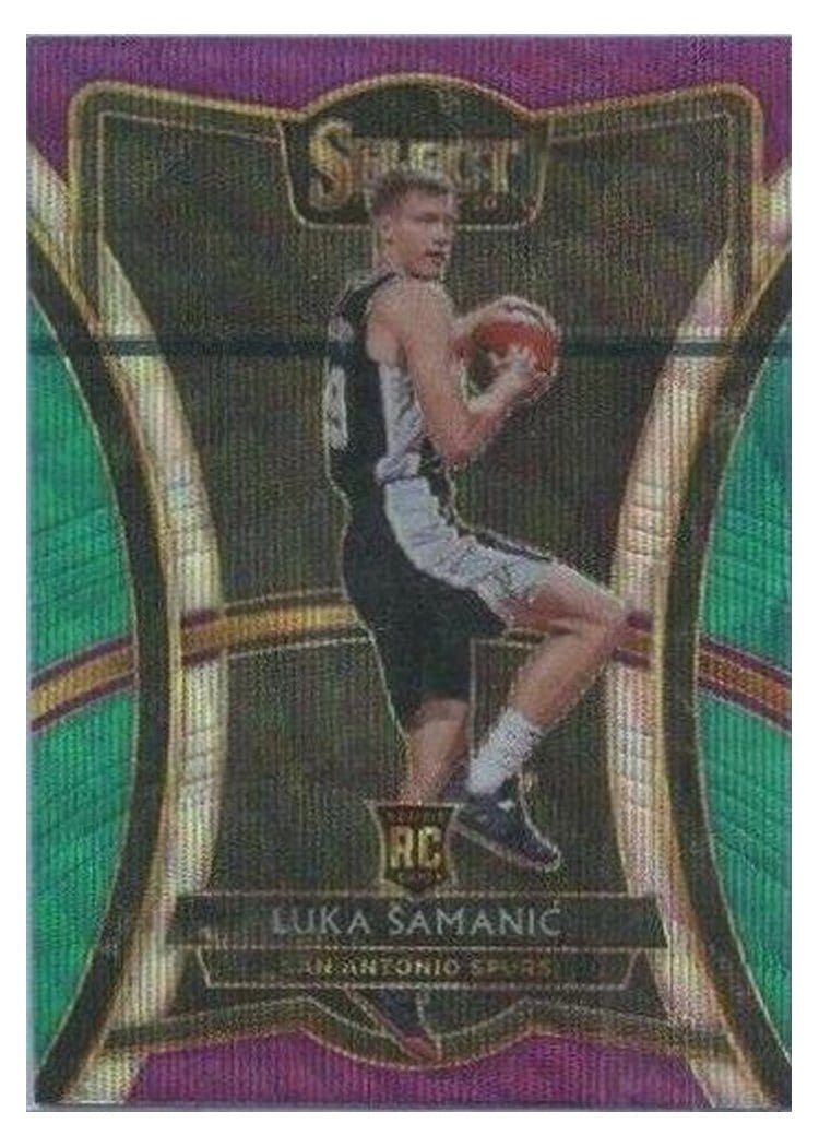 2019-20 Panini Select Base Set Luka Samanic #105 card