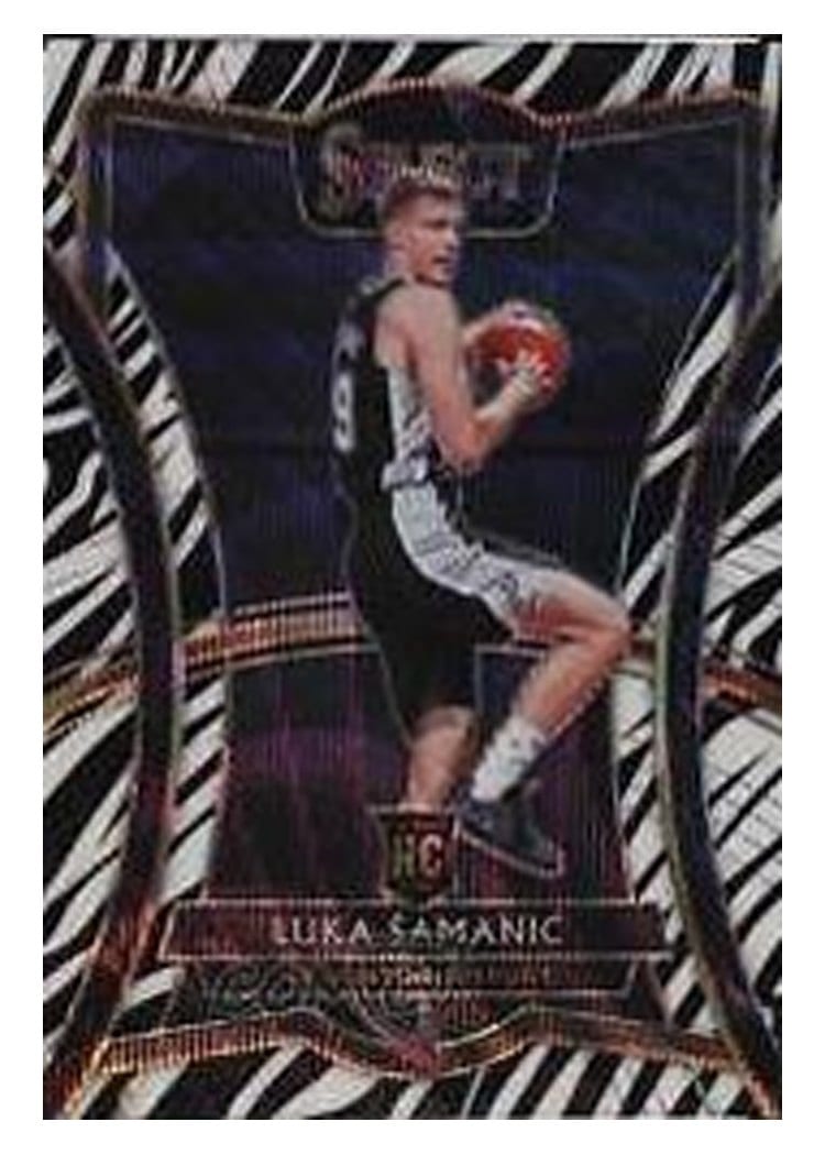 2019-20 Panini Select Base Set Luka Samanic #105 card