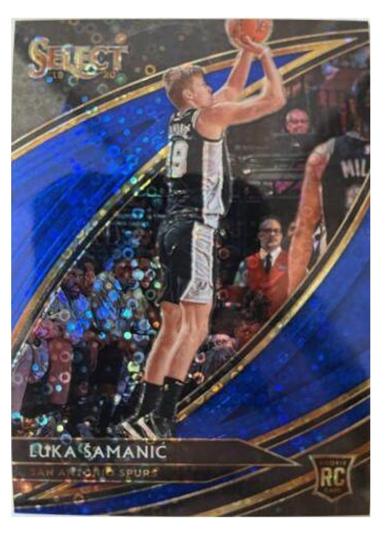 2019-20 Panini Select Base Set Luka Samanic #291 card