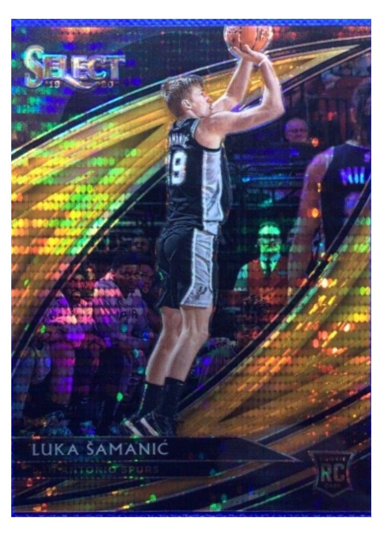 2019-20 Panini Select Base Set Luka Samanic #291 card