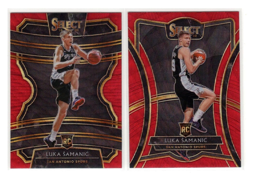 2019-20 Panini Select Base Set Luka Samanic #77 card