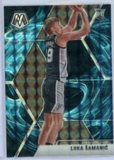 2019 Panini Mosaic Luka Samanic #235 card