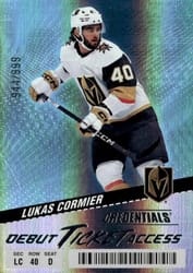2024-25 Upper Deck Credentials Base Set Lukas Cormier #116 card