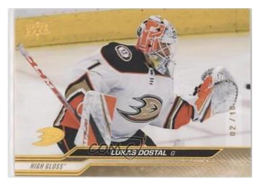 2023-24 Upper Deck Base Set Lukas Dostal #5 card