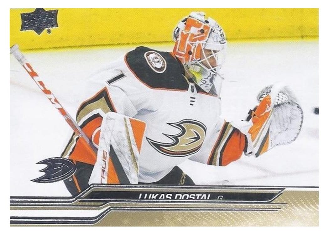 2023-24 Upper Deck Base Set Lukas Dostal #5 card