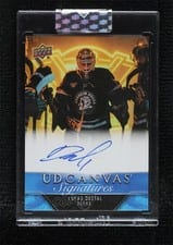 2023-24 Upper Deck Clear Cut Canvas Signatures Lukas Dostal #CS-LD card