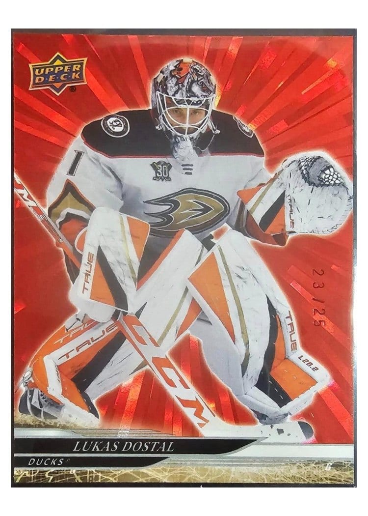 2024-25 Upper Deck Base Set Lukas Dostal #7 card