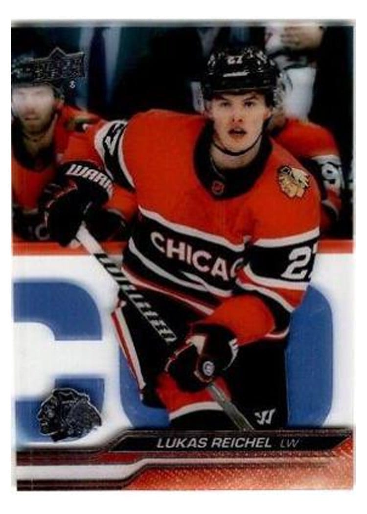 2023-24 Upper Deck Base Set Lukas Reichel #36 card