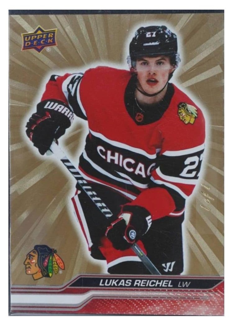 2023-24 Upper Deck Base Set Lukas Reichel #36 card
