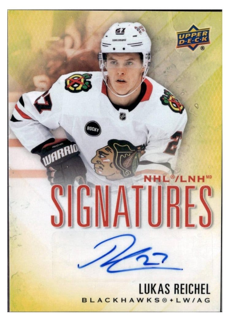 2024-25 Tim Hortons Collectors Series NHL Signatures Lukas Reichel #S-LR card