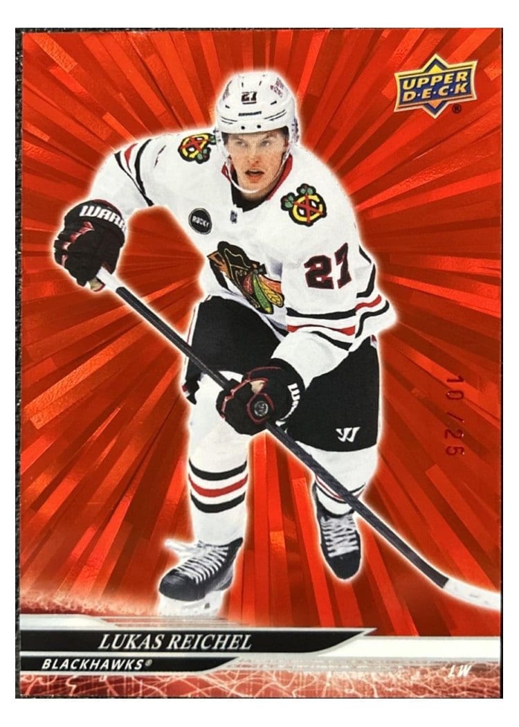 2024-25 Upper Deck Base Set Lukas Reichel #282 card