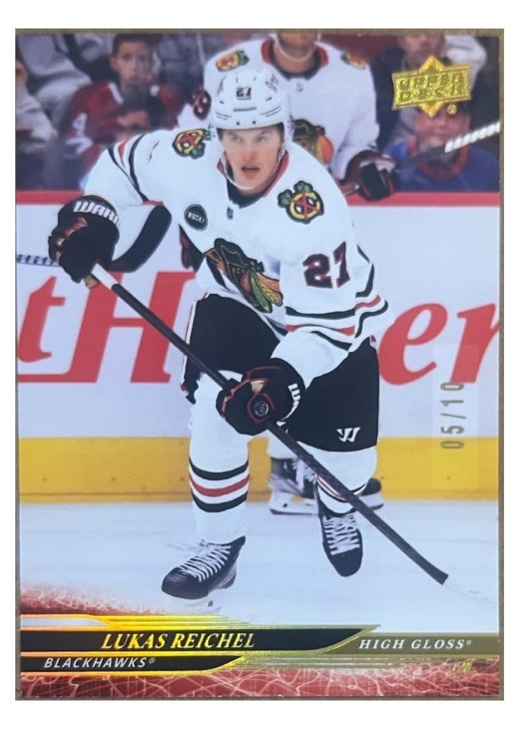 2024-25 Upper Deck Base Set Lukas Reichel #282 card