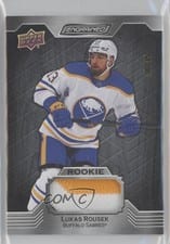 2023-24 Upper Deck Engrained Base Ebony Premium Memorabilia Lukas Rousek #146 card