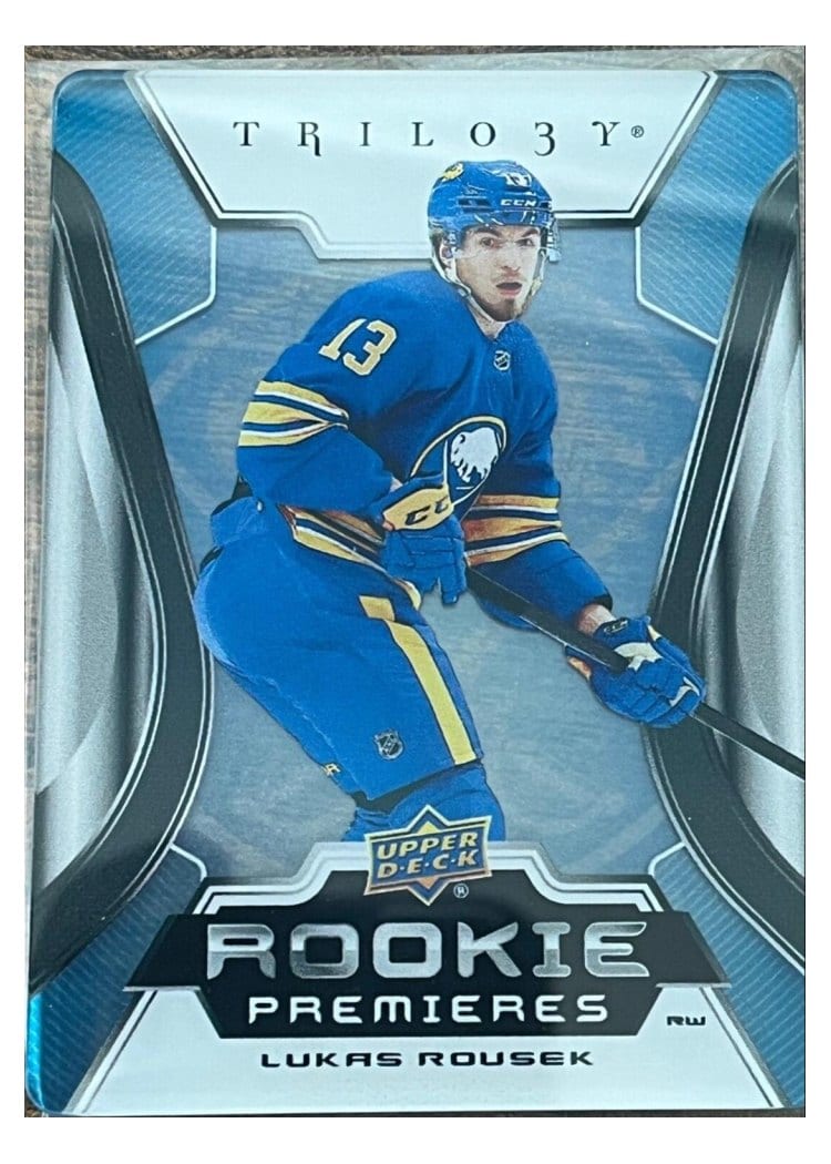 2023-24 Upper Deck Trilogy Rookie Premier Lukas Rousek #RP-24 card