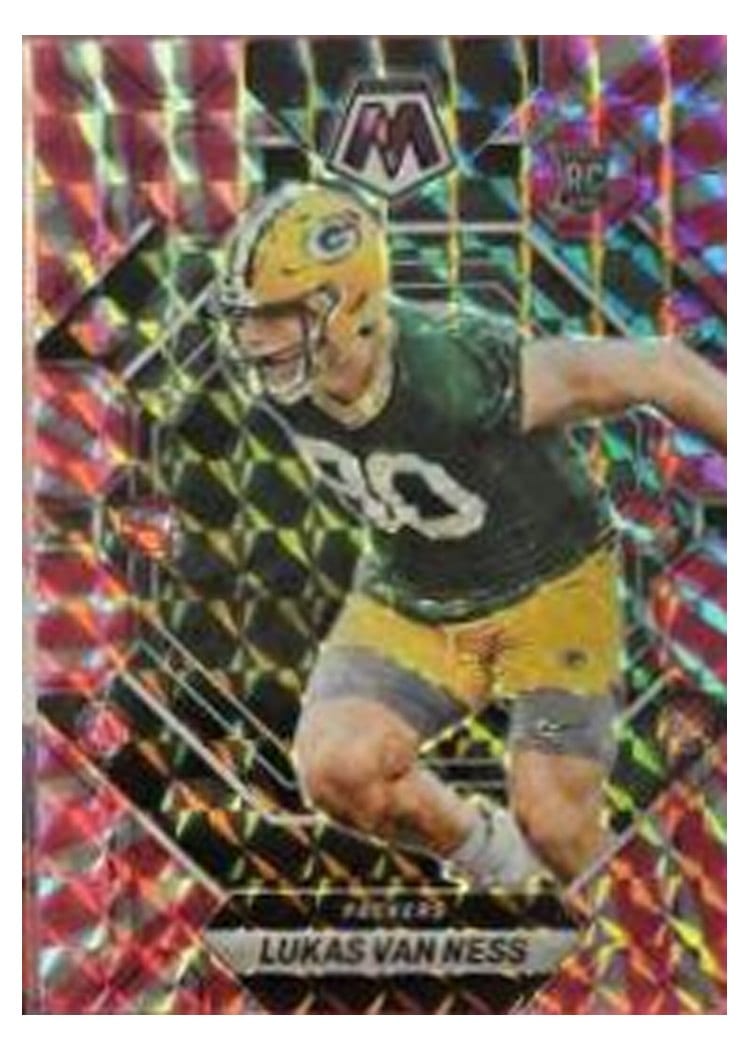 2023 Panini Mosaic Base Set Lukas Van Ness #342 card