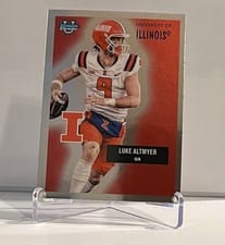 2025 Bowman University Chrome 1955 Bowman Football Luke Altmyer #55AV-7 card
