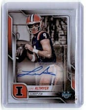2025 Bowman University Chrome Chrome Prospect Autographs Luke Altmyer #BCA-LA card