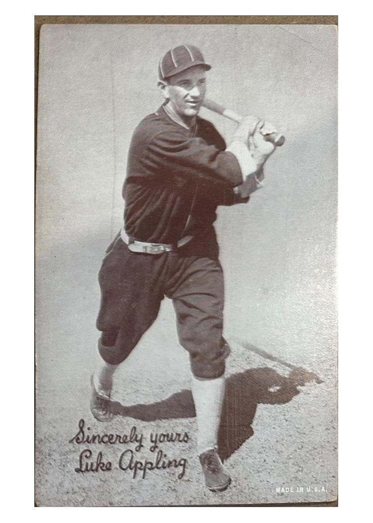 1939 Exhibits Salutation Luke Appling card