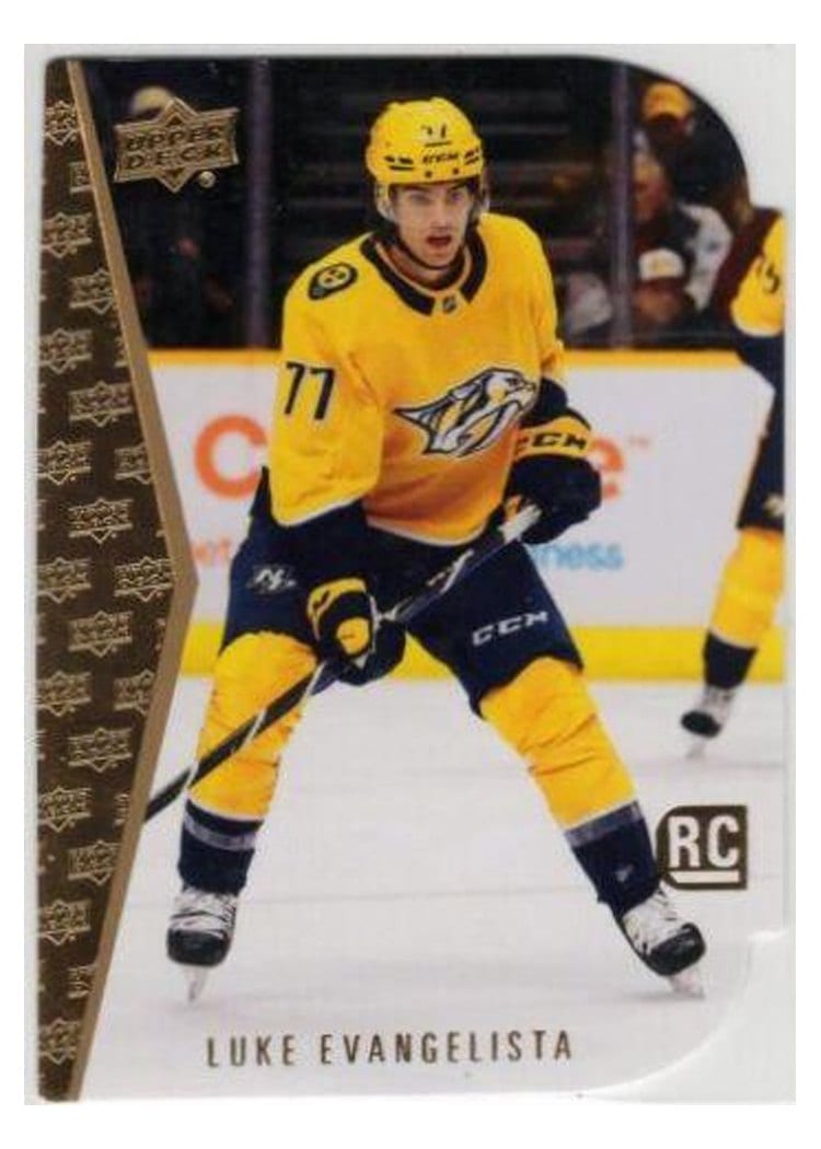 2023-24 Upper Deck 1994-95 Rookie Die-Cut Tribute Luke Evangelista #RDT-3 card