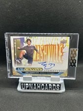 2023-24 Upper Deck Clear Cut Champs Autos Luke Evangelista #C-LE card