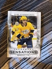 2023-24 Upper Deck Sophomore Sensations Luke Evangelista #SO-2 card