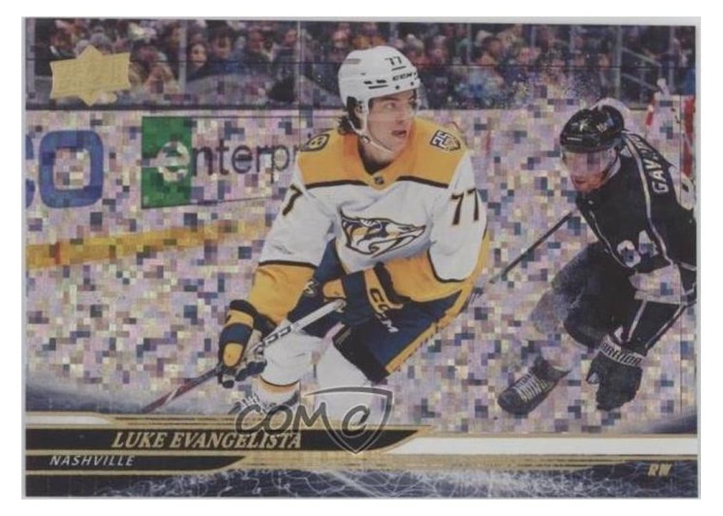 2024-25 Upper Deck Base Set Luke Evangelista #106 card