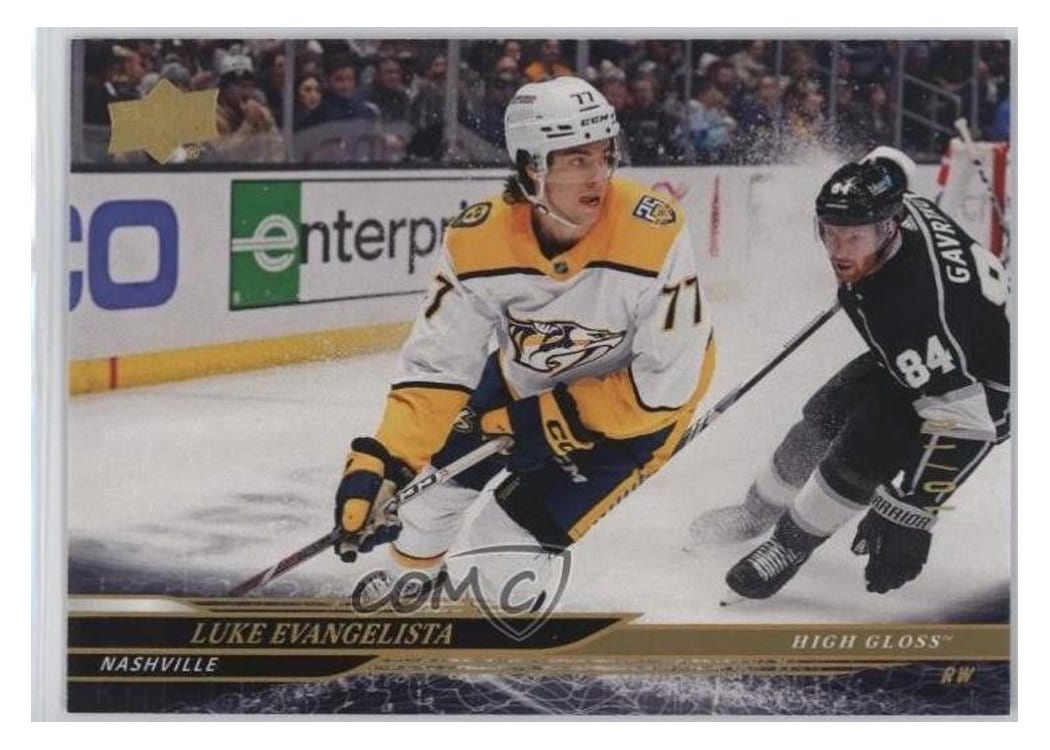 2024-25 Upper Deck Base Set Luke Evangelista #106 card