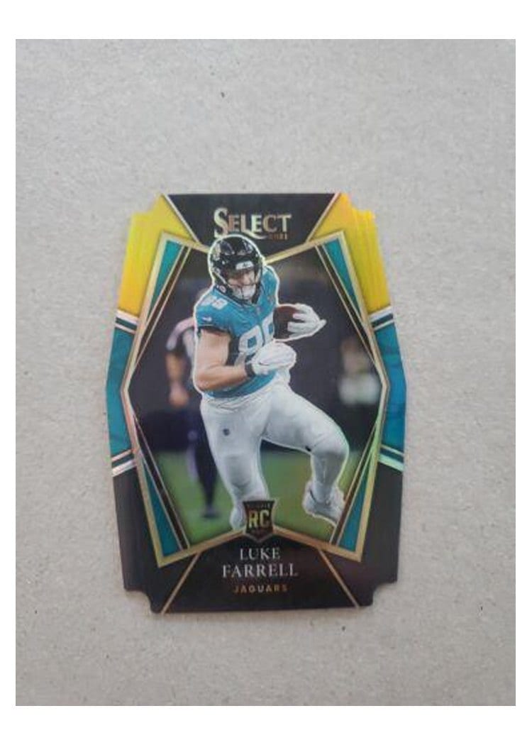 2021 Panini Select Base Set Luke Farrell Black Gold Die Cut #194 card