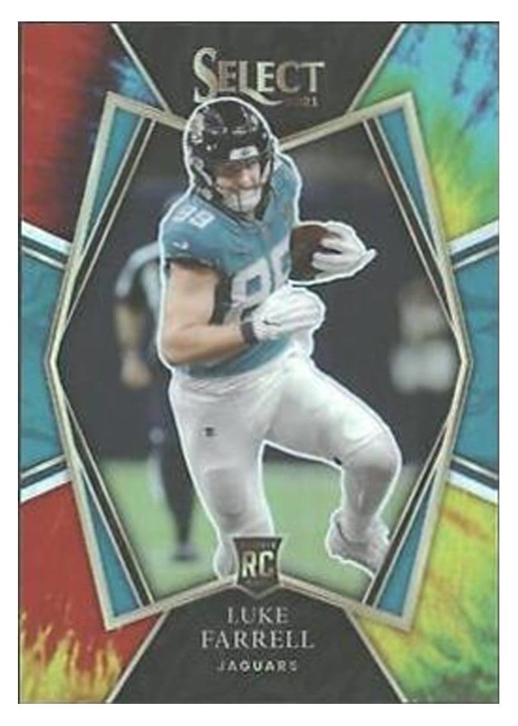 2021 Panini Select Base Set Luke Farrell Tie Dye #194 card