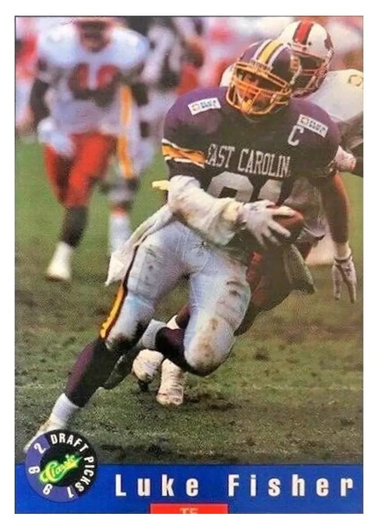 1992 Classic Draft Picks Luke Fisher #49 card