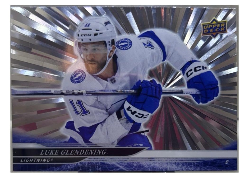 2024-25 Upper Deck Base Set Luke Glendening #408 card