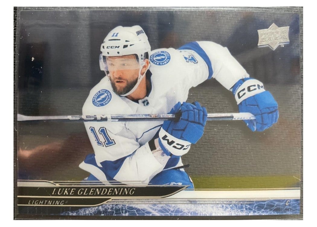 2024-25 Upper Deck Base Set Luke Glendening #408 card