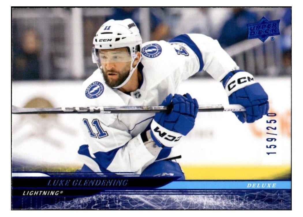 2024-25 Upper Deck Base Set Luke Glendening Deluxe #408 card