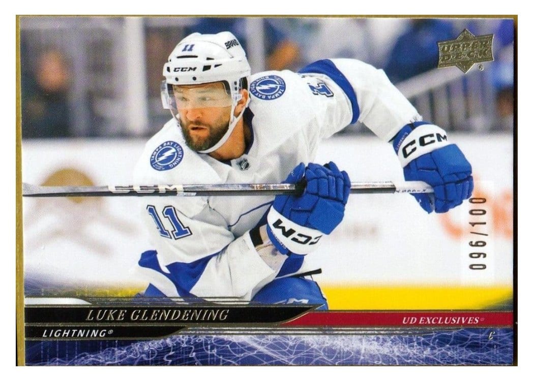 2024-25 Upper Deck Base Set Luke Glendening #408 card