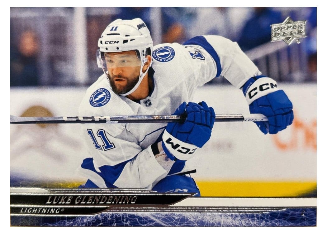 2024-25 Upper Deck Base Set Luke Glendening #408 card