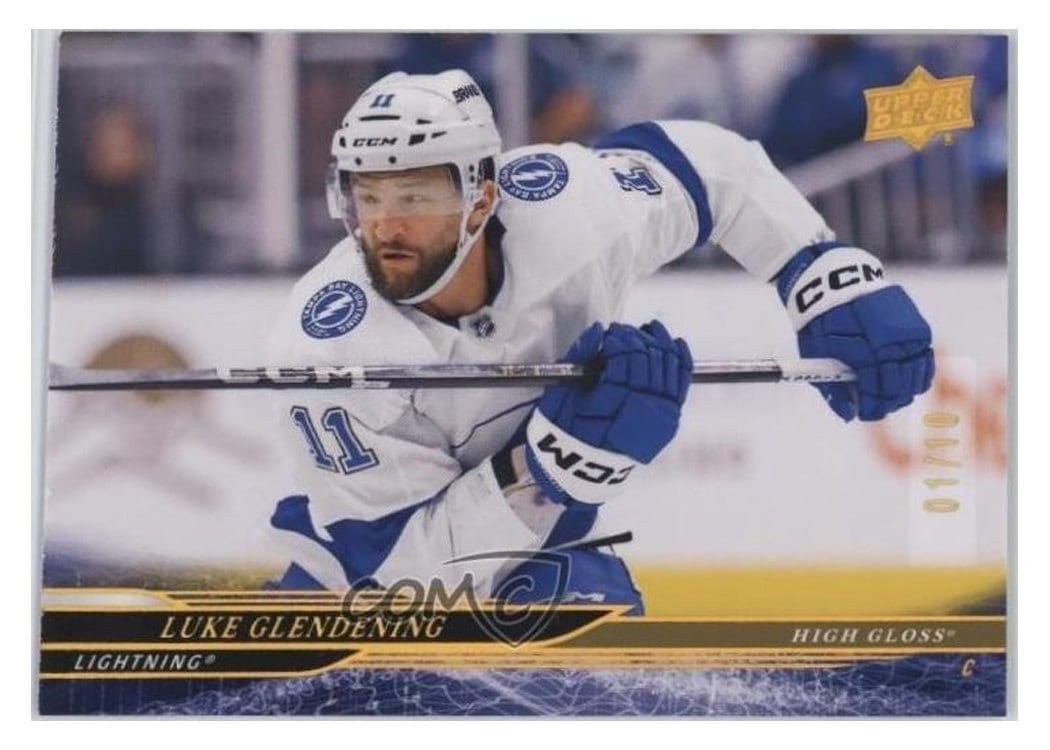 2024-25 Upper Deck Base Set Luke Glendening #408 card
