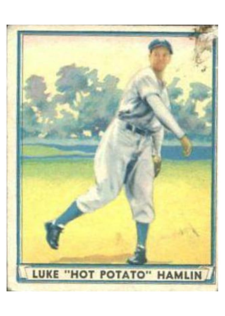 1941 Play Ball Luke Hamlin #53 card