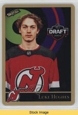 2023-24 SkyBox Metal Universe 1990 Skybox Metal Retros Luke Hughes #17 card