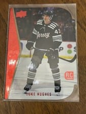 2023 Upper Deck 1994-95 Rookie Die-Cuts Luke Hughes Red #RDT-2 card