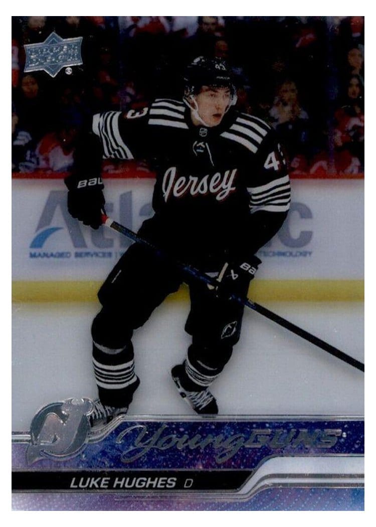 2023 Upper Deck Luke Hughes #248 card