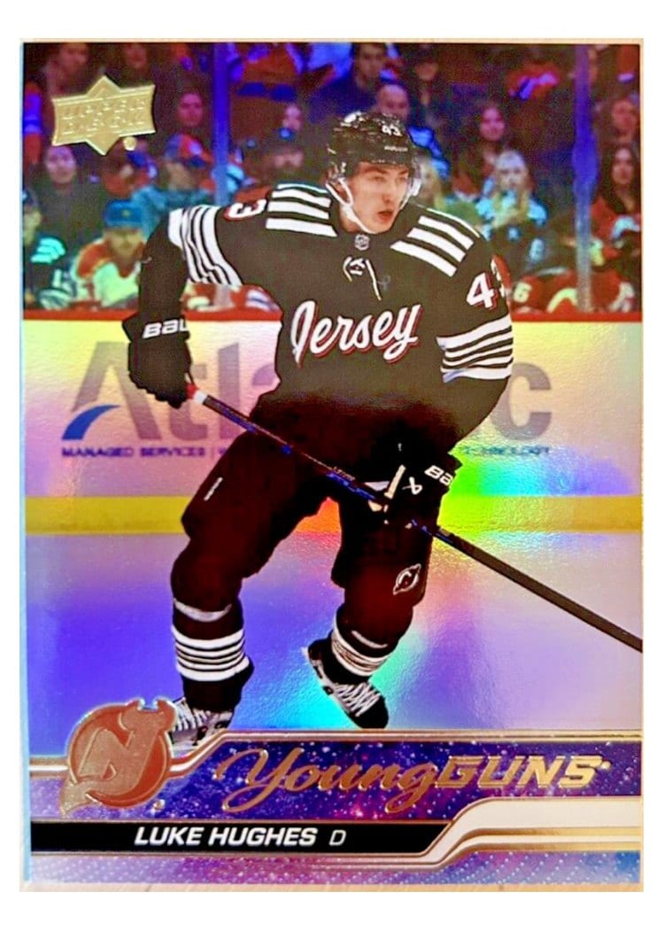 2023 Upper Deck Luke Hughes #248 card