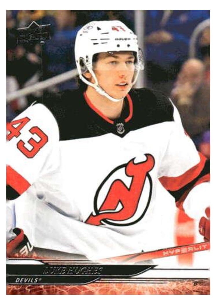 2024-25 Upper Deck Base Set Luke Hughes #112 card