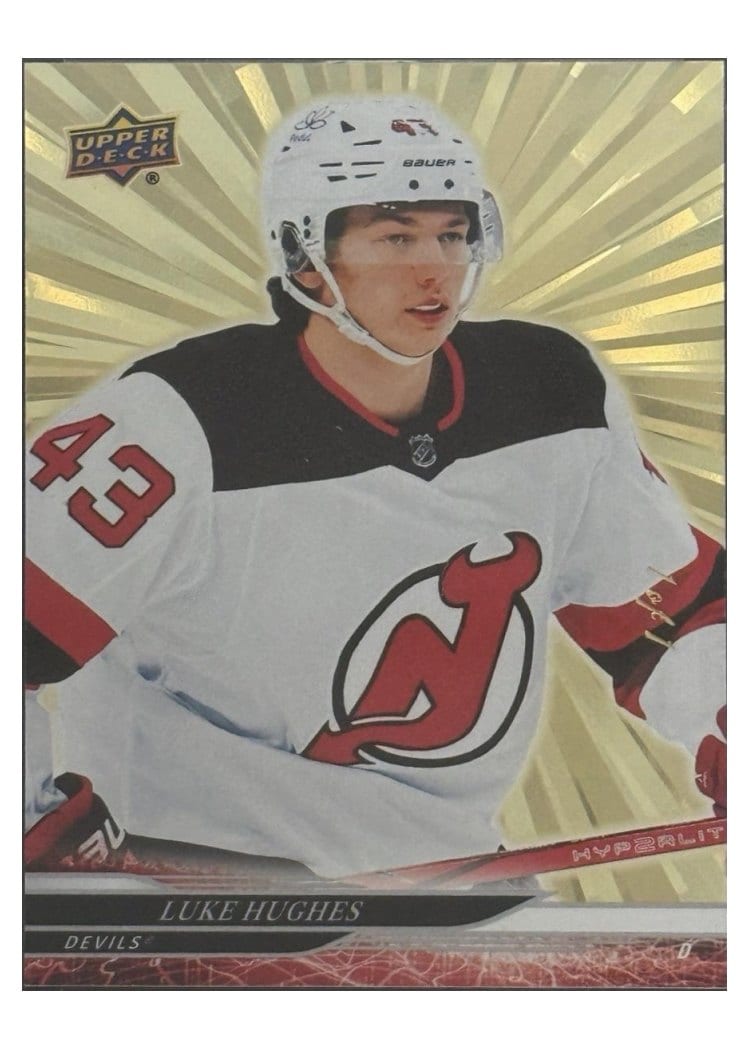 2024-25 Upper Deck Base Set Luke Hughes #112 card