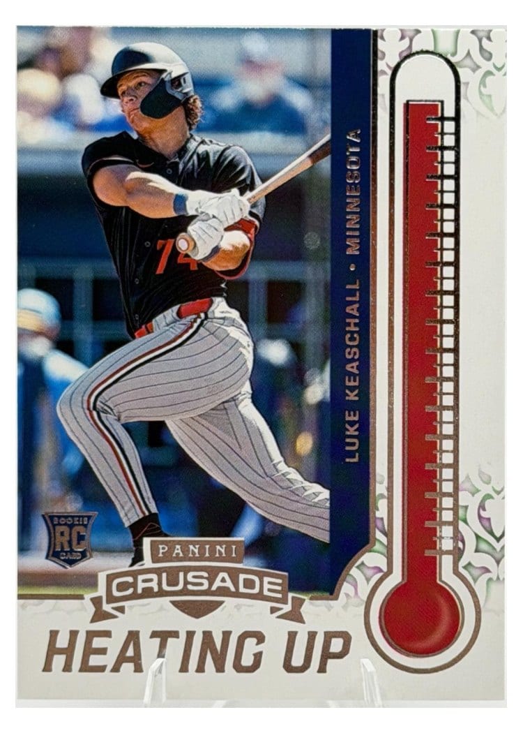2025 Panini Crusade Heating Up Luke Keaschall #18 card