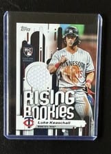 2025 Topps Update Rising Rookies Relics Luke Keaschall #RRR-LK card