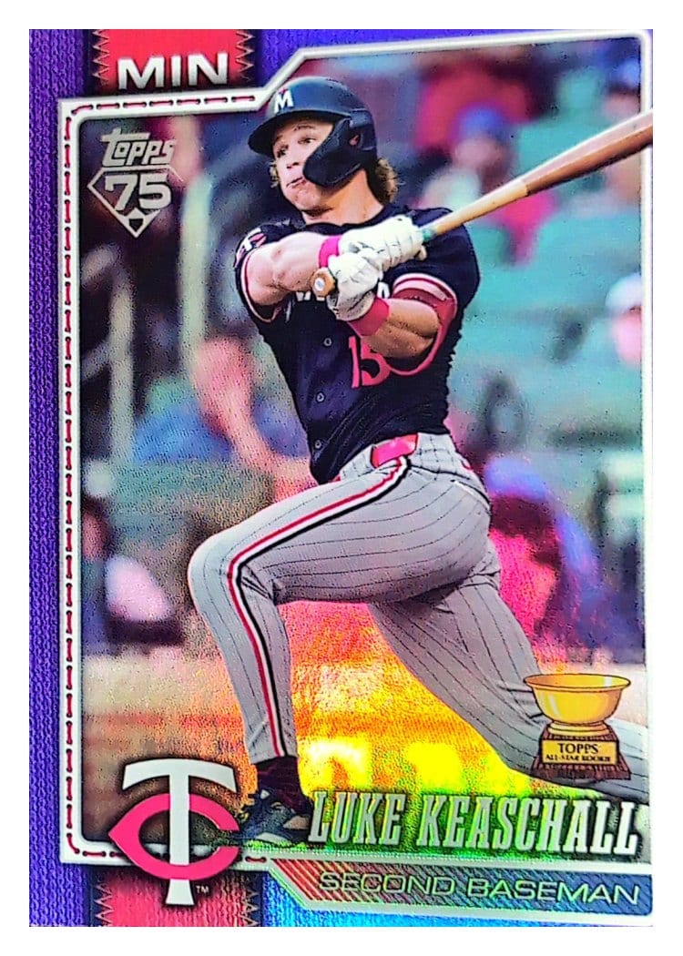 2026 Topps Luke Keaschall Purple Holo #3 card