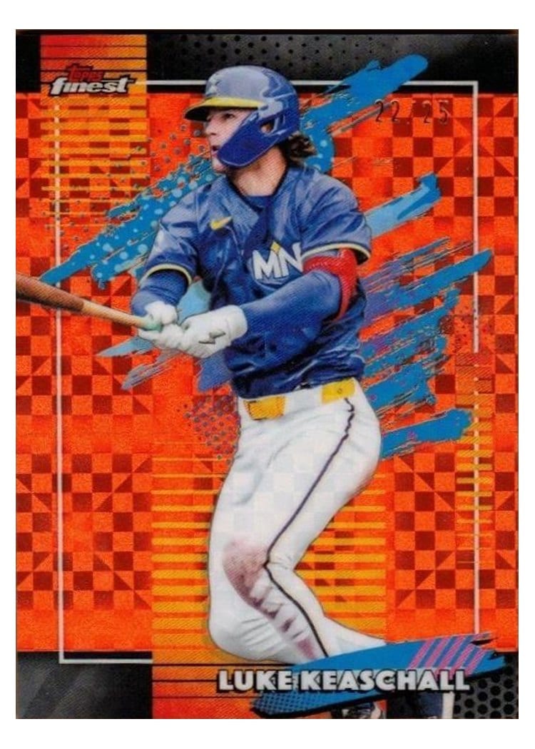 2026 Topps Finest Luke Keaschall #131 card