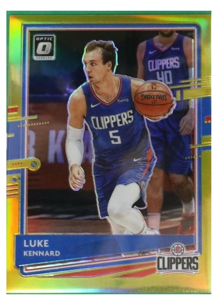 2020-21 Donruss Optic Base Set Luke Kennard Gold #65 card