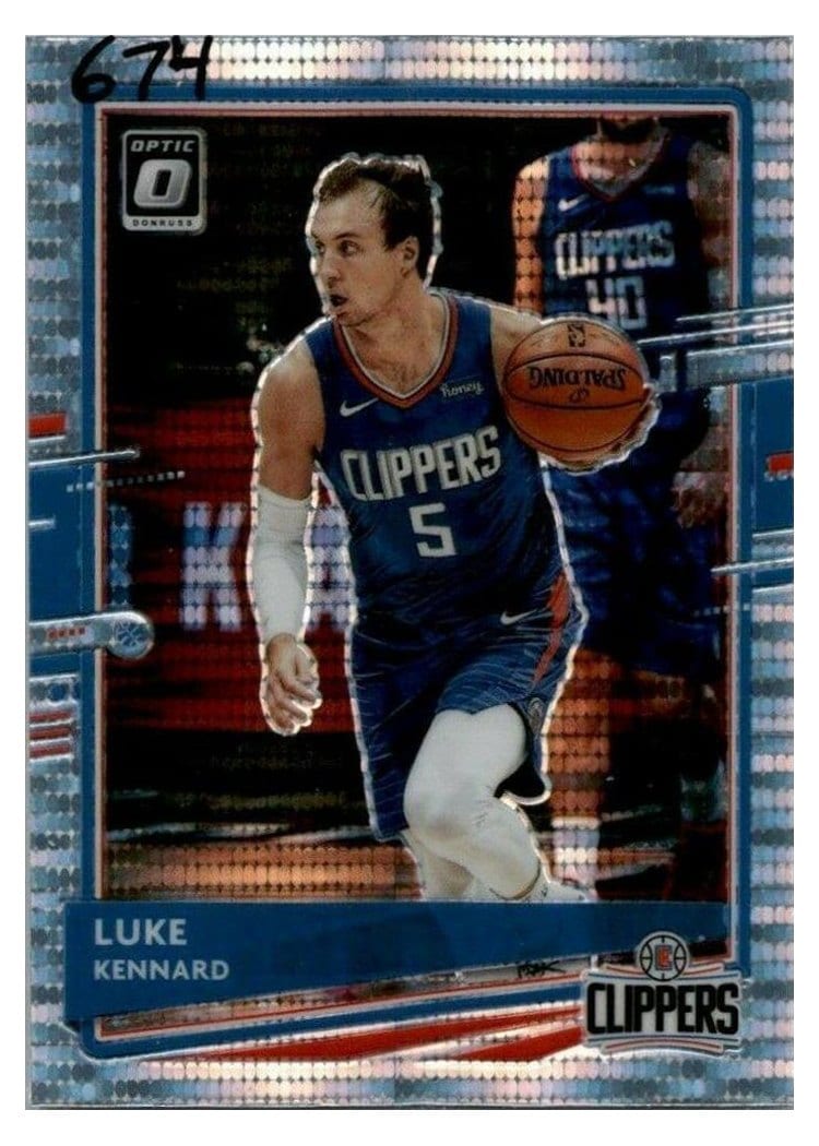 2020-21 Donruss Optic Base Set Luke Kennard Target #65 card