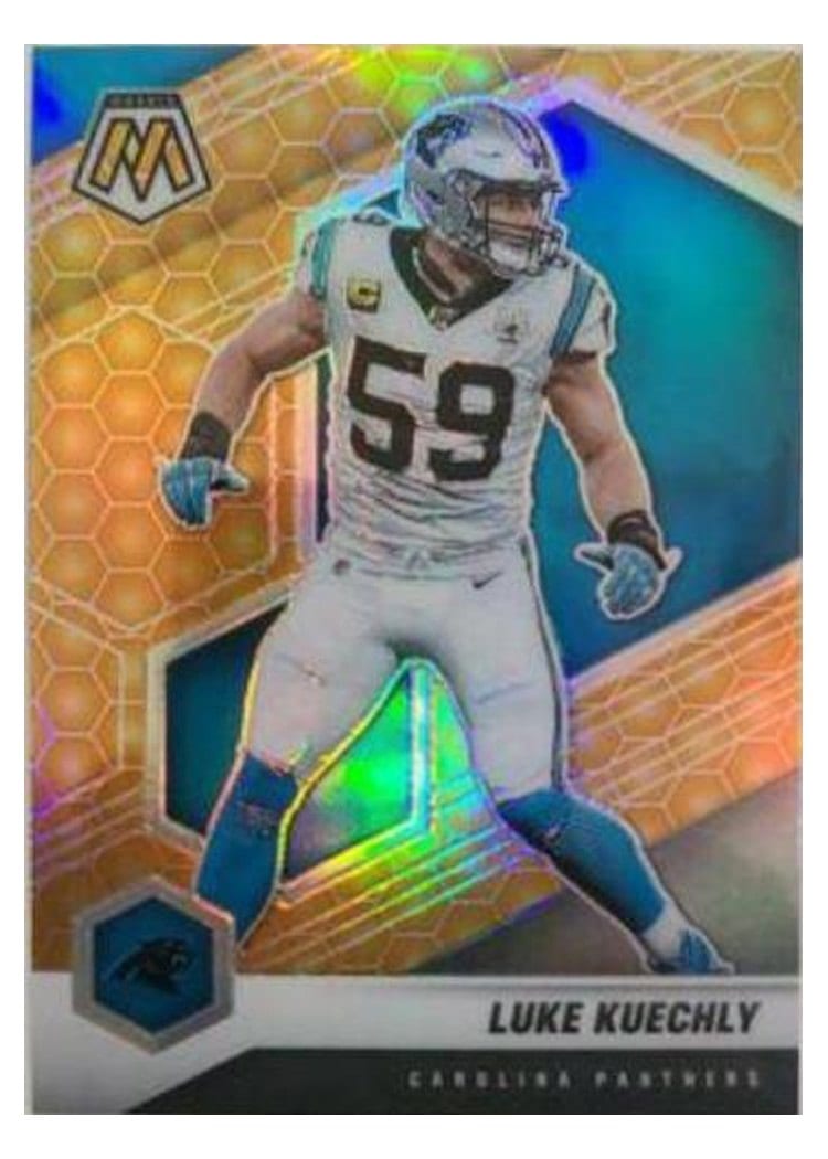 2021 Panini Mosaic Base Set Luke Kuechly #35 card